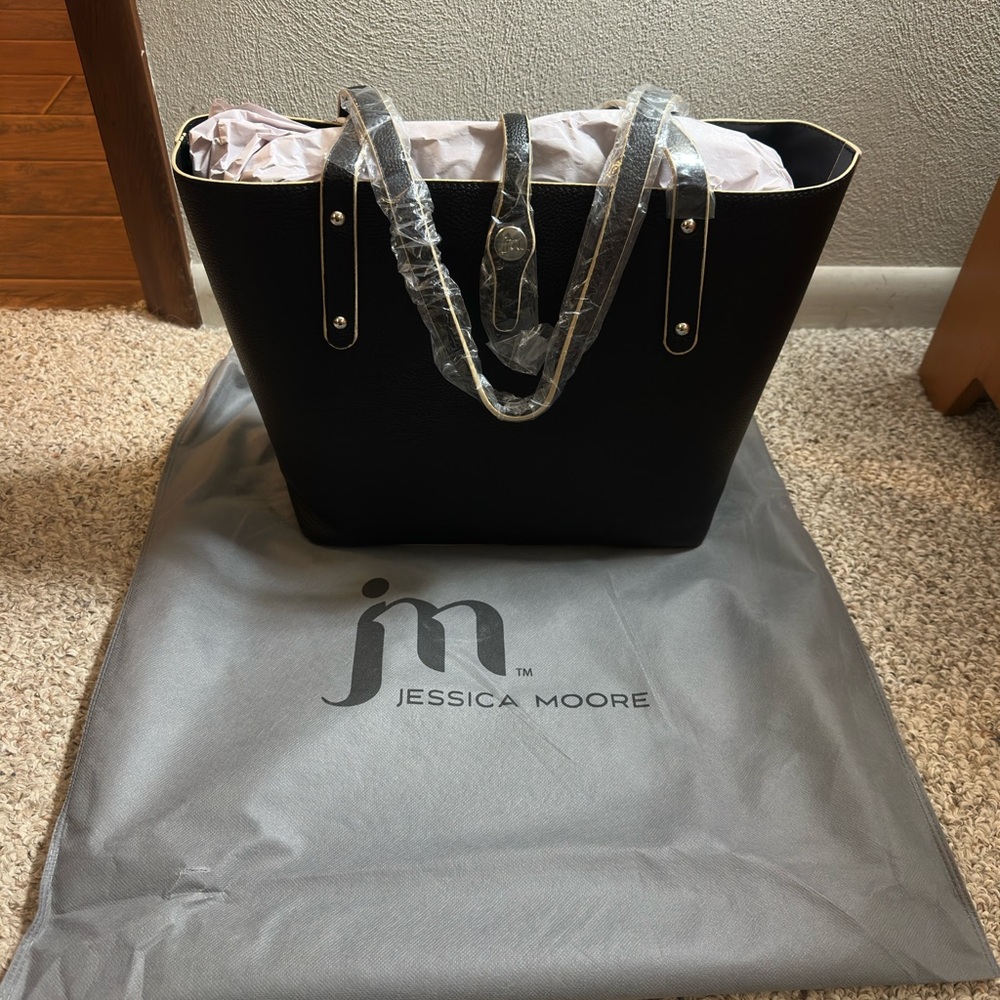 NWT Black Tote/Purse by Jessica Moore